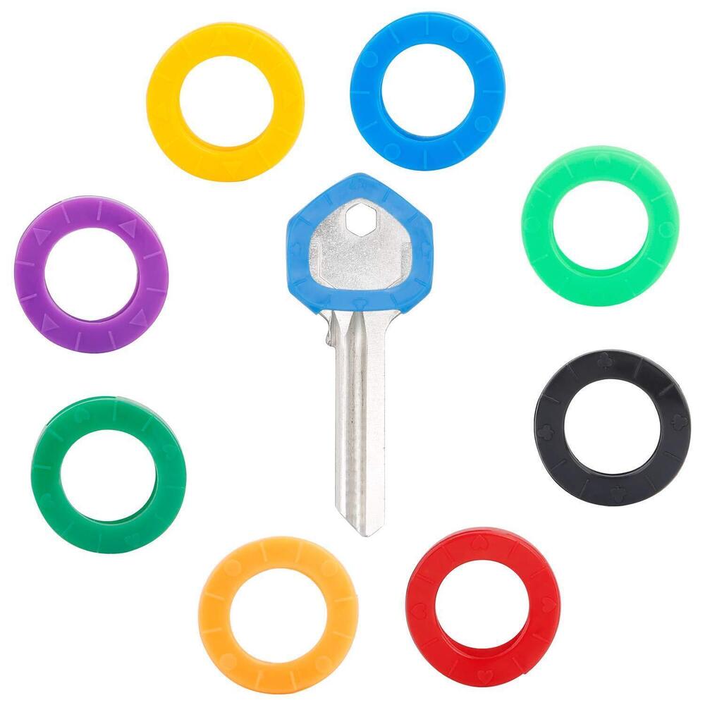 9828 24 Pack 0.8 Inch Round Key Caps Covers Key Identifiers Markers